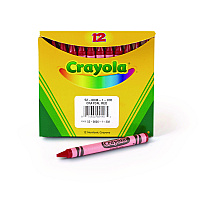 Crayola Bulk Crayons, Red, 12/Box (520836038)