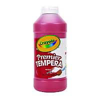 Crayola Premier Tempera Paint, Red, 16 oz Bottle (541216038)
