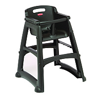 Sturdy Chair Youth Seat, Assembly Required, Black