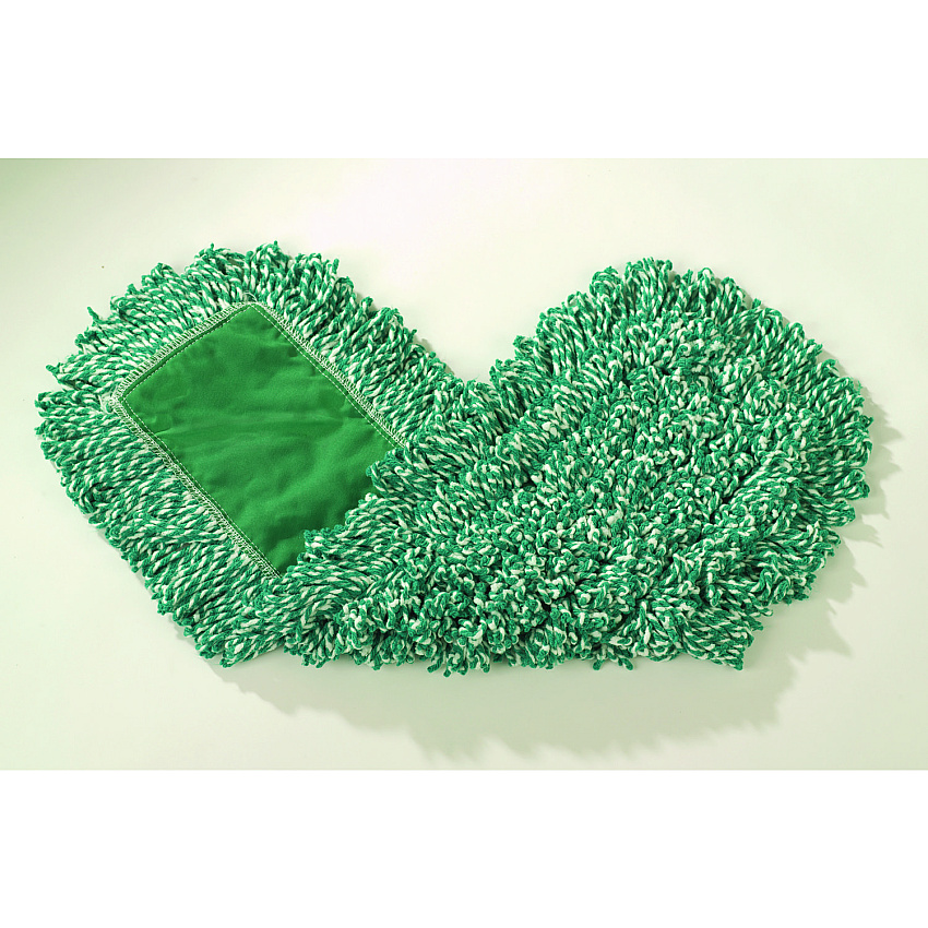 Microfiber Loop Dust Mop, 24" X 5", Green, 12/carton