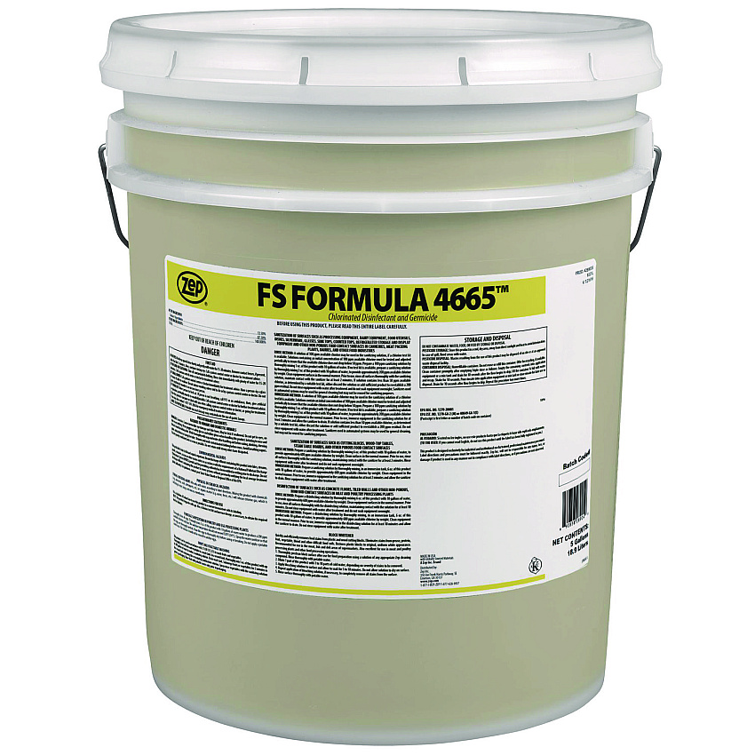 Zep FS Formula 4665, Chlorine Scent, 5 gal Pail (289035)