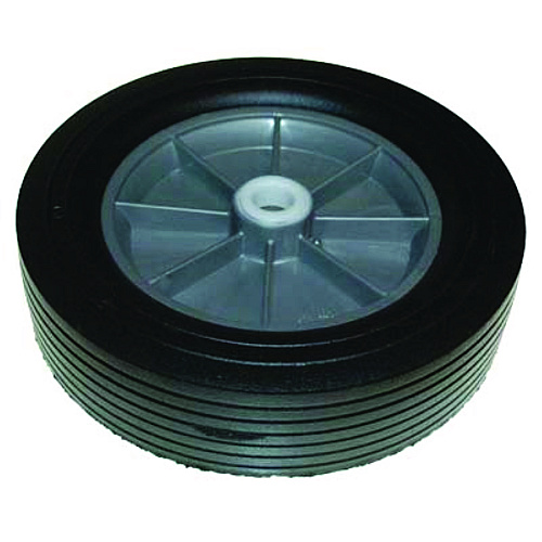 12-inch Wheel For 1.5 Cu Yd Standard Duty Tilt Truck, Black