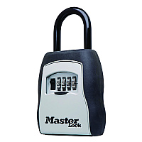 Master Lock Locking Combination 5 Key Steel Box, 3.25" Wide, Black/Silver (5400D)