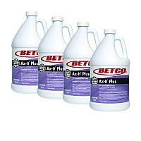 Betco Ax-it Plus Floor Stripper, 1 gal Bottle, 4/Carton (1540400)