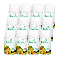 TimeMist Premium Metered Air Freshener Refill, Citrus, 6.6 oz Aerosol Spray, 12/Carton (1042781)