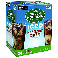 Keurig Hazelnut Cream Brew Over Ice Coffee K-Cups, 24/Box (9029)