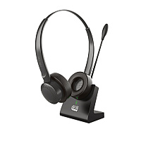Adesso Xtream P400B Wireless Bluetooth Multimedia Headset, Binaural, Over the Head