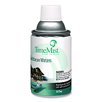 TimeMist Premium Metered Air Freshener Refill, Caribbean Waters, 6.6 oz Aerosol Spray (1042756EA)