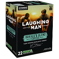 Laughing Man Coffee Dukale's Blend K-Cup Pods, 22/Box (8338)