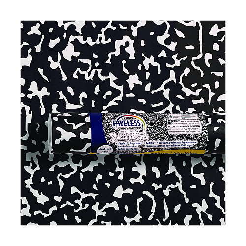 Pacon Fadeless Paper Roll, 50 lb Weight, 47.25" x 50 ft, White/Black (P0040125)