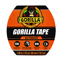 Gorilla Ultimate Tape, 3" Core, 1.88" x 20 yd, Black (113499)
