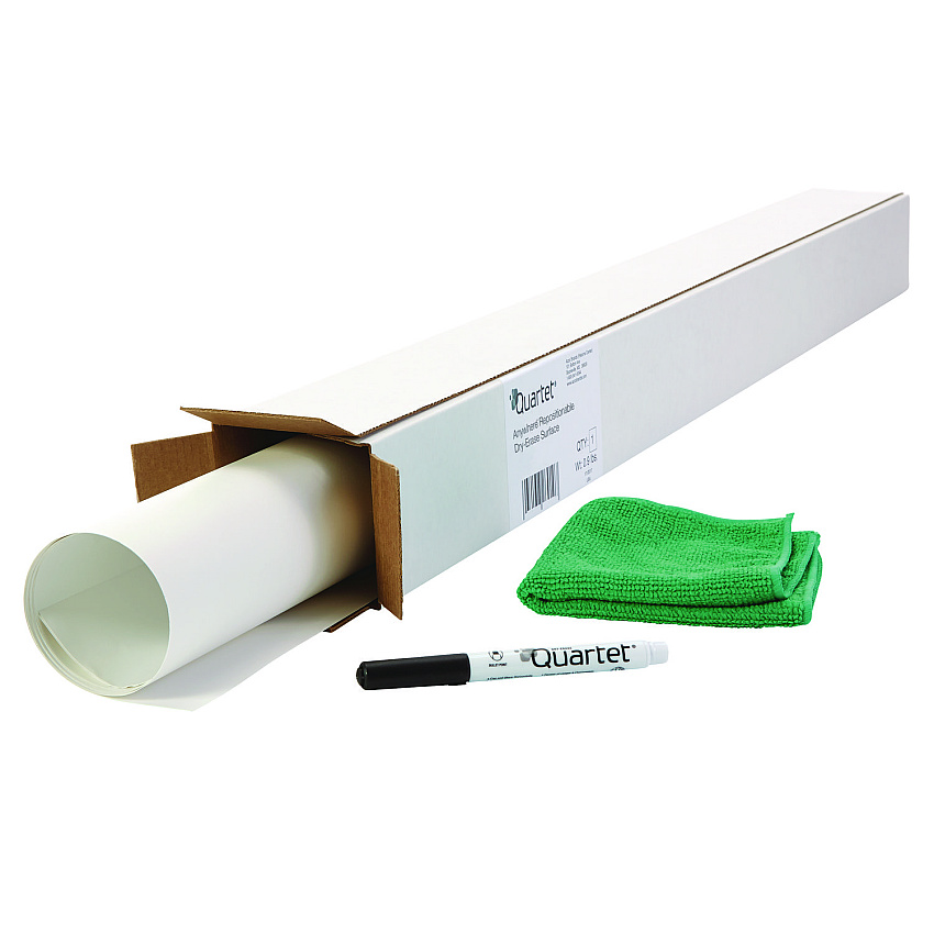 Quartet Anywhere Repositionable Dry-Erase Surface, 24 x 36, White Surface (R85532)