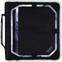 Five Star Zipper Binder, 3 Rings, 2" Capacity, 11 x 8.5, Black/Gray Accents (29052IT8)