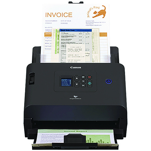 Canon imageFORMULA DR-S250N Scanner, 600 dpi Optical Resolution, 80-Sheet Duplex Auto Document Feeder (6383C002)