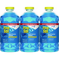 Pine-Sol CloroxPro Multi-Surface Cleaner Concentrated, Sparkling Wave Scent, 80 oz Bottle, 3/Carton (60609CT)