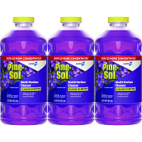 Pine-Sol CloroxPro Multi-Surface Cleaner Concentrated, Lavender Clean Scent, 80 oz Bottle, 3/Carton (60608CT)