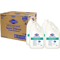 Clorox Healthcare Spore Defense Cleaner Disinfectant, Open System, 1 gal Bottle, 4/Carton (32409)