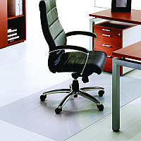 Floortex Cleartex Ultimat XXL Polycarbonate Chair Mat for Hard Floors, 60