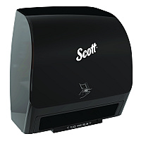 Slimroll Electronic Towel Dispenser, 12.35 X 7.25 X 11.8, Black