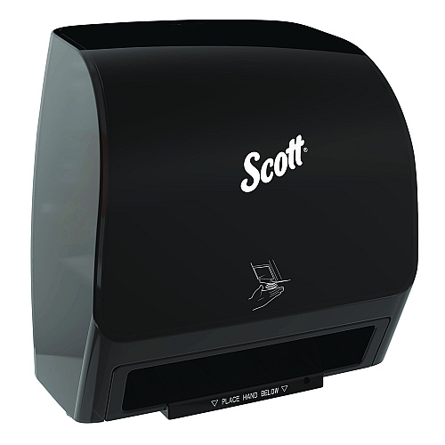 Slimroll Electronic Towel Dispenser, 12.35 X 7.25 X 11.8, Black