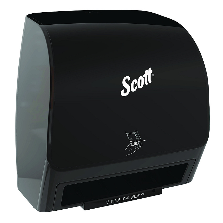 Slimroll Electronic Towel Dispenser, 12.35 X 7.25 X 11.8, Black