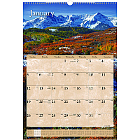AT-A-GLANCE Scenic Monthly Wall Calendar, Landscape Photography, 15.5 x 22.75, White/Multicolor Sheets, 12-Month (Jan-Dec): 2026 (DMW20128)