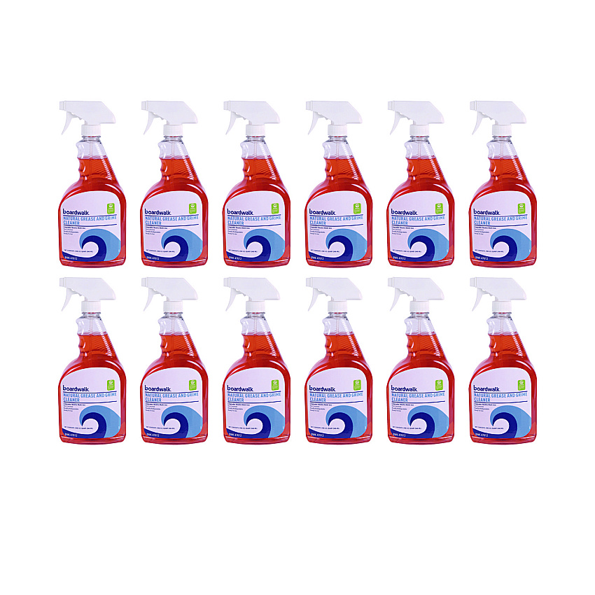 Boardwalk&reg; Green Natural Grease and Grime Cleaner, 32 oz Spray Bottle (BWK47612)