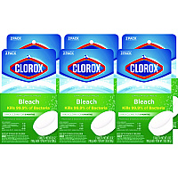 Clorox Ultra Clean Toilet Tablets Bleach, 3.5 oz Tablet, 2/Pack, 6 Packs/Carton (30024CT)
