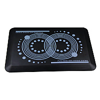 Floortex AFS-TEX 2000 Anti-Fatigue Mat, 16  x 24, Midnight Black (FCA21624BK)