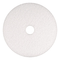 Americo Polishing Pads, 18" Diameter, White, 5/Carton (401218)