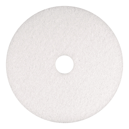 Americo Polishing Pads, 18" Diameter, White, 5/Carton (401218)