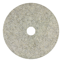 Americo Combo Burnishing Pads, 28" Diameter, Gray, 5/Carton (402059)