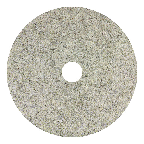 Americo Combo Burnishing Pads, 28" Diameter, Gray, 5/Carton (402059)
