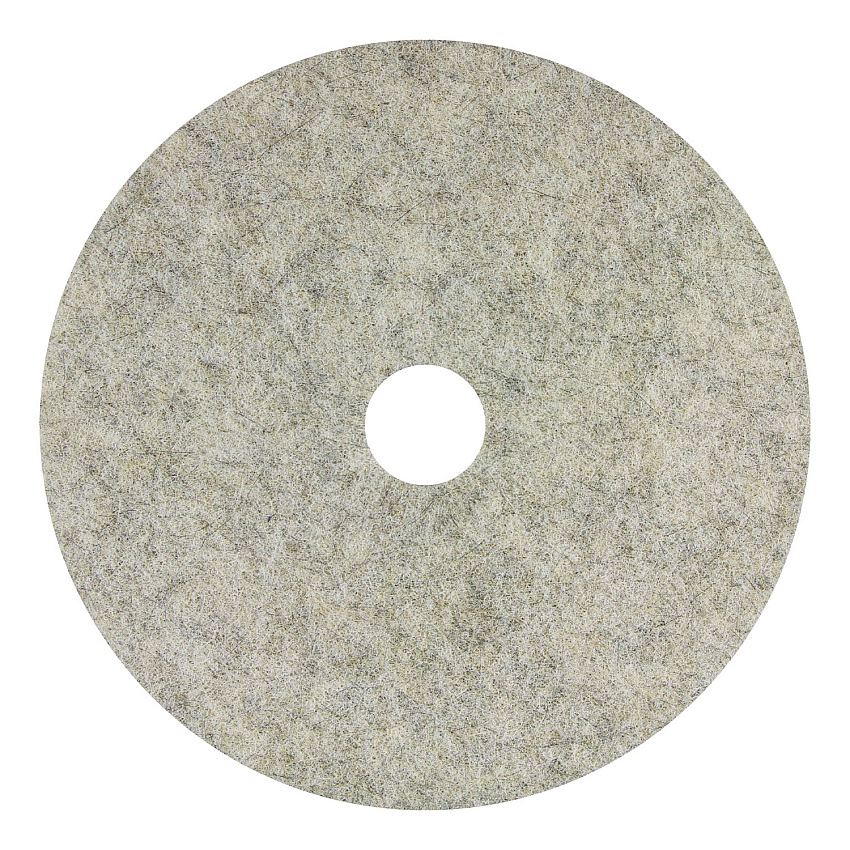 Americo Combo Burnishing Pads, 28" Diameter, Gray, 5/Carton (402059)
