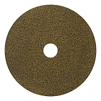 Americo Black Diamond 1500 Grit Diamond Pad, 20" Diameter, Black/Yellow, 2/Carton (442320)