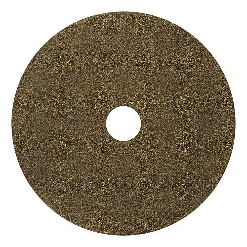 Americo Black Diamond 1500 Grit Diamond Pad, 20" Diameter, Black/Yellow, 2/Carton (442320)