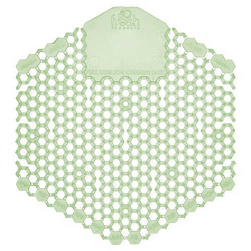 Fresh Products The Wave Urinal Deodorizer, Urinal Screens, Herbal Mint Scent, 58 g, 10/Box, 6 Boxes/Carton (3WDS60MIN)