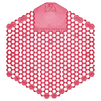 Fresh Products Wave 3D Urinal Deodorizer Screen, Spiced Apple Scent, Red, 10/Box (3WDS60SAP)