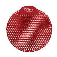 Fresh Products Slant7 with Terminator Urinal Screen, Evergreen Scent, Red, 30/Carton (S7TCT)