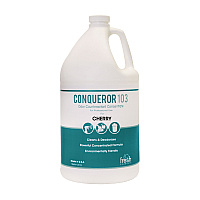 Fresh Products Conqueror 103 Odor Counteractant Concentrate, Cherry, 1 gal Bottle, 4/Carton (1WBCHCT)