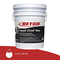 Betco Liquid Chisel Max Non-Butyl Degreaser, Characteristic Scent, 5 gal Pail (1450500)