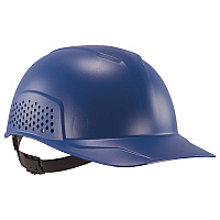 ergodyne Skullerz 8951 Vented Hard Shell Bump Cap, Short Brim, Blue (23981)