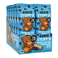 Bobo's Stuff'D Peanut Butter and Chocolate Chip Oat Bar, 2.5 oz Bar, 12/Box (BBO00104)