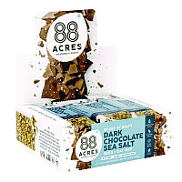 88 ACRES Sweet 'N Salty Gluten-Free Dark Chocolate Sea Salt Seed and Oat Bar, 1.6 oz Bar, 9/Box (ACY00504)