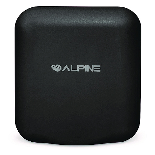 Alpine Hemlock Commercial Automatic 120V Hand Dryer, 6.69 x 11.41 x 12.31, Stainless Steel, Black (ALP40010BLA)