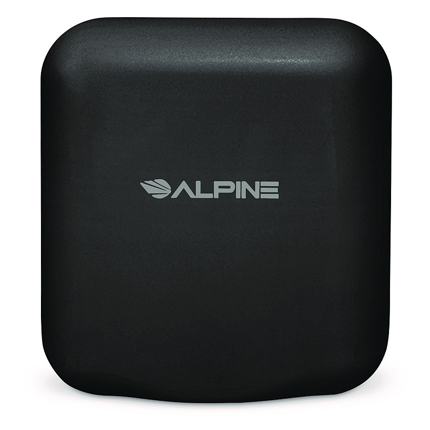 Alpine Hemlock Commercial Automatic 120V Hand Dryer, 6.69 x 11.41 x 12.31, Stainless Steel, Black (ALP40010BLA)