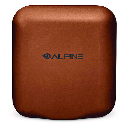 Alpine Hemlock Commercial Automatic 120V Hand Dryer, 6.68 x 11.41 x 12.31, Stainless Steel, Copper (ALP40010COP)