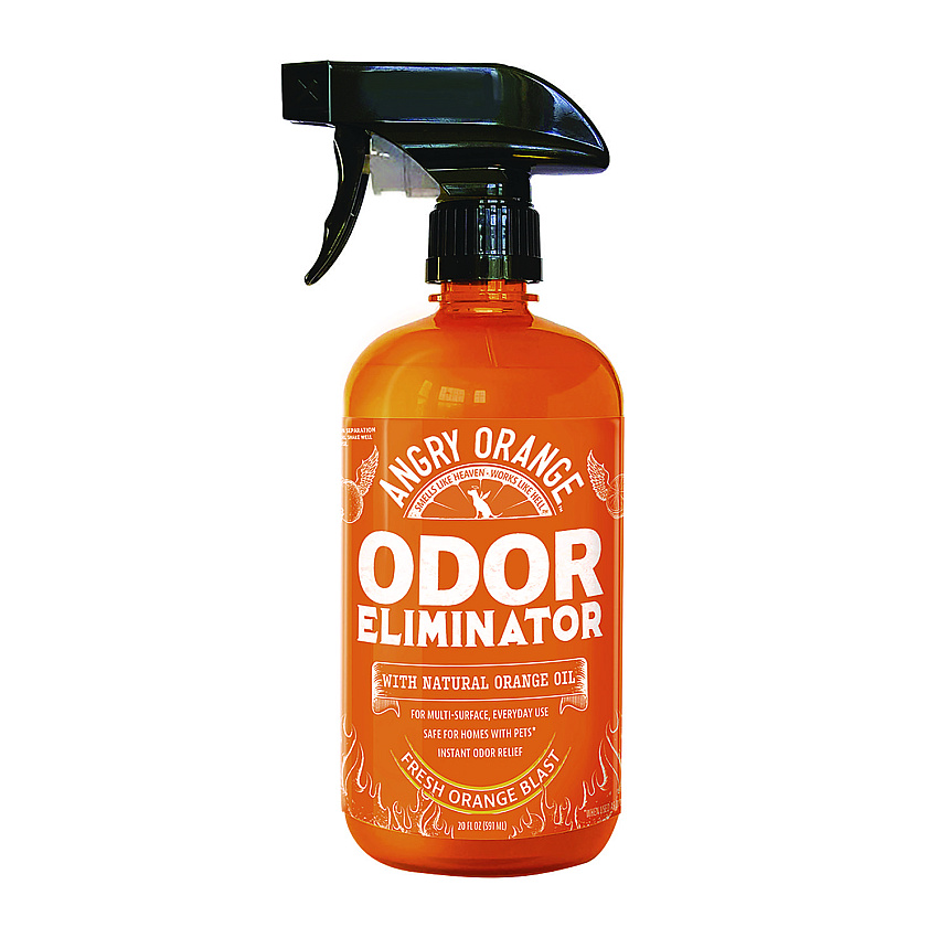 Angry Orange Pet Odor Eliminator Spray, Fresh Orange Blast Scent, 20 oz Spray Bottle (AOR20OZ)