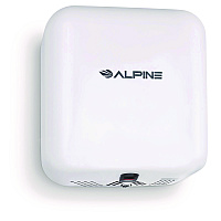 Alpine Hemlock Commercial 220V Automatic Hand Dryer, 6.68 x 11.41 x 12.31, Stainless Steel, White (ALP40020WHI)