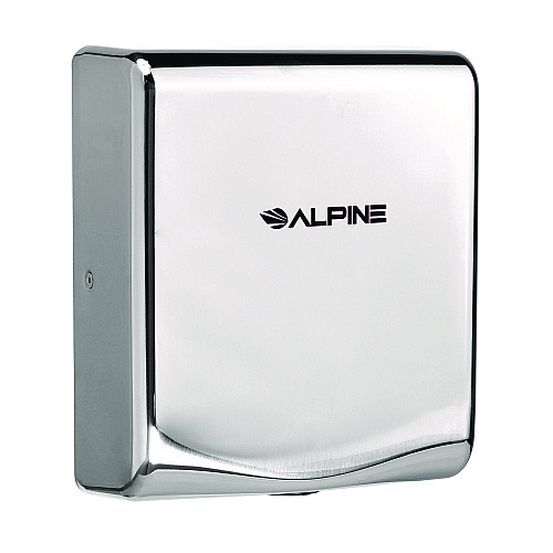 Alpine Willow Commercial 120V Automatic Hand Dryer, 3.93 x 11.25 x 12.63, Stainless Steel, Chrome (ALP40510CHR)
